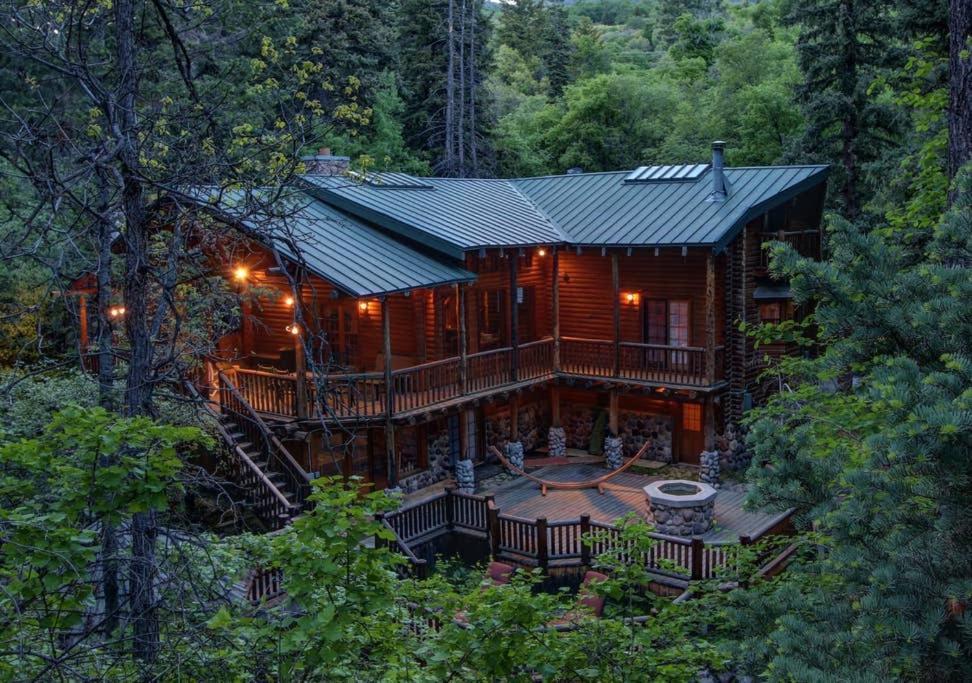 Log Cabin On The Stream Sundance, Utah Ngoại thất bức ảnh